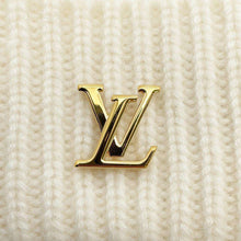 将图像加载到图库查看器中，LOUIS VUITTON Bonnet LV Spark Blanc M77882 Cashmere100%
