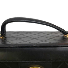 将图像加载到图库查看器中，CHANEL Bicolore 2way vanity bag Black Lambskin
