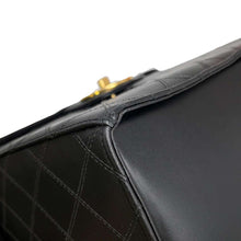 将图像加载到图库查看器中，CHANEL Bicolore 2way vanity bag Black Lambskin
