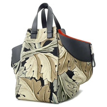 Load image into Gallery viewer, LOEWE hammock botanical Black/Khaki Leather Canvas Size Medium
