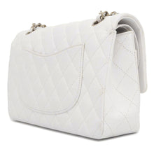 Load image into Gallery viewer, CHANEL Matelasse ChainShoulder Bag White A01112 Caviar Leather Size 25
