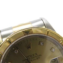 将图像加载到图库查看器中，ROLEX Datejust Thunderbird W36mm Stainless Steel K18YG Champagne/10PD Dial 16263G
