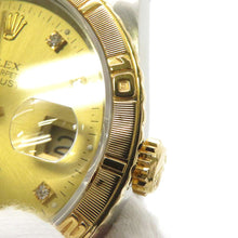 将图像加载到图库查看器中，ROLEX Datejust Thunderbird W36mm Stainless Steel K18YG Champagne/10PD Dial 16263G
