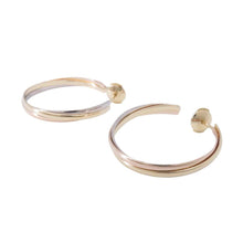 Load image into Gallery viewer, CARTIER Trinity hoop earrings YG/WG/PG B8020000 K18YG K18WG K18PG
