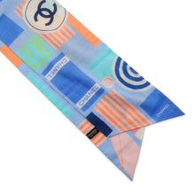 Load image into Gallery viewer, CHANEL CC Logo Scarf Multicolor Cotton100%
