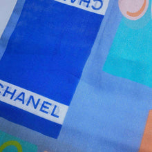 Load image into Gallery viewer, CHANEL CC Logo Scarf Multicolor Cotton100%
