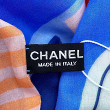 Load image into Gallery viewer, CHANEL CC Logo Scarf Multicolor Cotton100%
