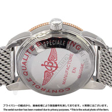 将图像加载到图库查看器中，BREITLING Superocean Heritage II W42mm Stainless Steel K18PG Black Dial UB2010121B1A1
