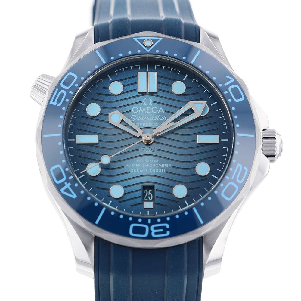 OMEGA Seamaster Diver300M Marble Co-Axial Master Chronometer W42mm Stainless Steel Rubber Sa Marble Dial 210.32.42.20.03.002