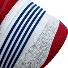 将图像加载到图库查看器中，GUCCI Sneakers Basket White/Red/Navy 697882 Leather Rubber Size 9.5
