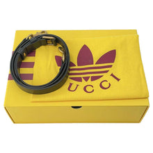 Load image into Gallery viewer, GUCCI Adidas Collaboration Pouch GG Logo Mini Shoulder Bag Black/White 721794 Leather
