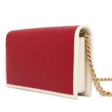 Load image into Gallery viewer, GUCCI adidas Collaboration Chain Wallet Red/White 621892 Leather
