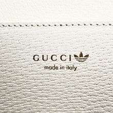 将图像加载到图库查看器中，GUCCI adidas Collaboration Chain Wallet Red/White 621892 Leather
