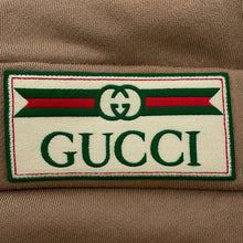 Load image into Gallery viewer, GUCCI Vintage Logo Knitted Fabric Sweatshirt Size S Camel 678943 Cotton100%
