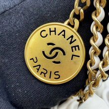 Load image into Gallery viewer, CHANEL CHANEL 22 Handbag White AS3980 Shiny Calf Leather Size Mini
