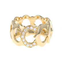 Load image into Gallery viewer, CARTIER C Do Cartier Ring Size 59/#19 18K Yellow Gold
