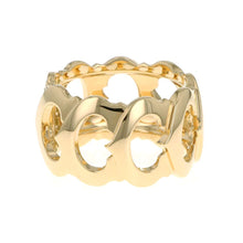 Load image into Gallery viewer, CARTIER C Do Cartier Ring Size 59/#19 18K Yellow Gold
