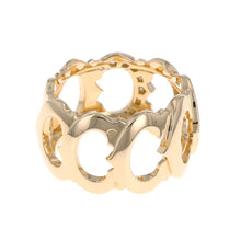 Load image into Gallery viewer, CARTIER C Do Cartier Ring Size 59/#19 18K Yellow Gold
