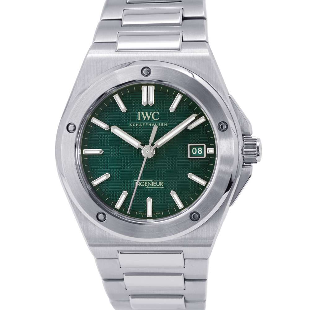 IWC In Junior Automatic W40mm Stainless Steel Green Dial IW328903