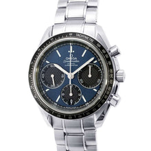 将图像加载到图库查看器中，OMEGA Speedmaster Racing W40mm Stainless Steel Blue Dial 326.30.40.50.03.001
