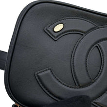 Load image into Gallery viewer, CHANEL CC Logo ChainShoulder Bag Black Leather
