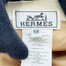 Load image into Gallery viewer, HERMES Serena Apron Doll Cap Size 58 Beige Cotton65% Nylon35%
