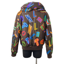 Load image into Gallery viewer, LOUIS VUITTON NBA Collaboration Down Jacket Size 48 Brown/Multicolor Polyamide
