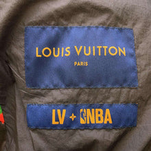 Load image into Gallery viewer, LOUIS VUITTON NBA Collaboration Down Jacket Size 48 Brown/Multicolor Polyamide
