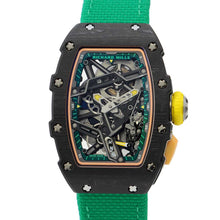 将图像加载到图库查看器中，RICHARD MILLE Automatic Sports W30.5mm Carbon Velcro skeleton Dial RM07-04
