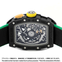 将图像加载到图库查看器中，RICHARD MILLE Automatic Sports W30.5mm Carbon Velcro skeleton Dial RM07-04
