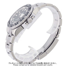 将图像加载到图库查看器中，ROLEX GMT MasterII W40mm Stainless Steel Black Dial 116710LN
