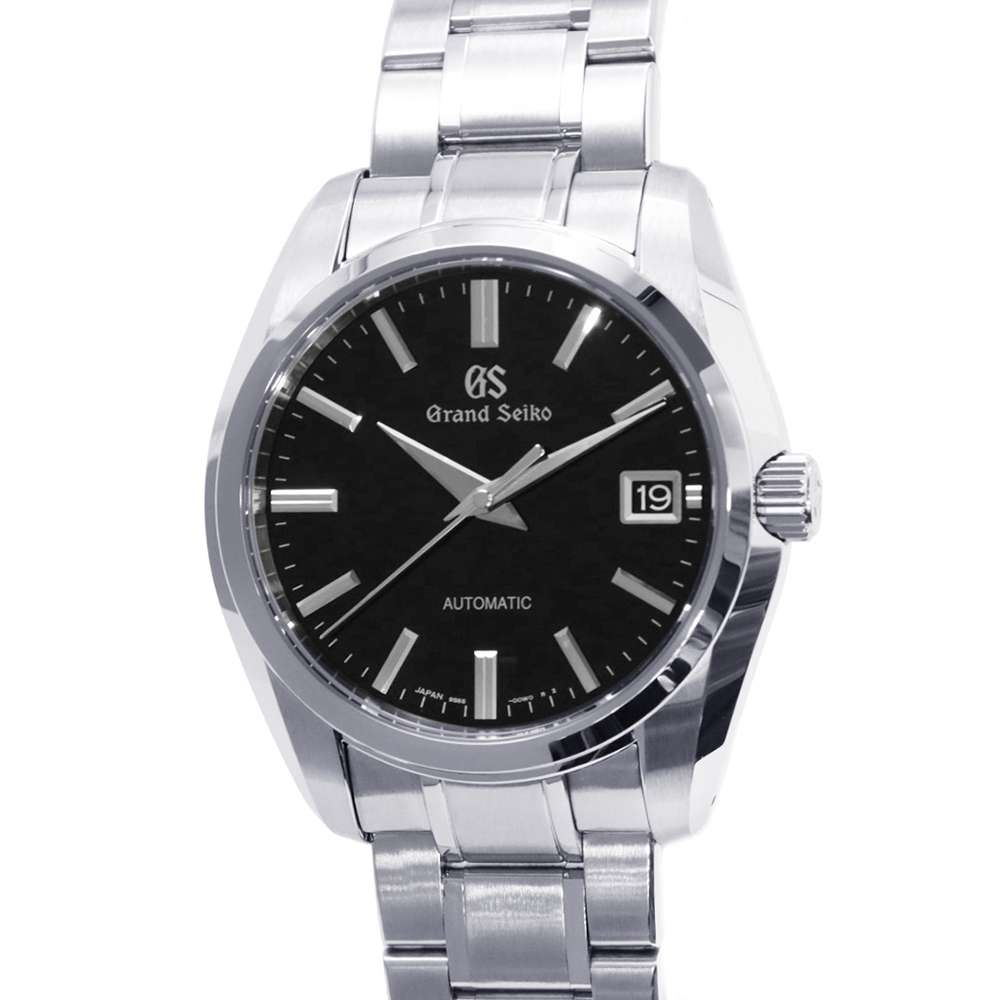 SEIKO Grand SEIKO Heritage Collection Mechanical W40mm Stainless Steel Black Dial SBGR317