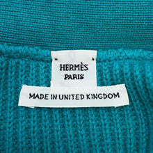 Load image into Gallery viewer, HERMES cardigan Size Chronomat 44 Emerald Green Cashmere100%
