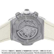 将图像加载到图库查看器中，HUBLOT Big Bang Unico Berluti W44mm TI Rubber Leather White Dial 421.NE.0500.VR.JBER22
