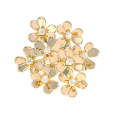 Load image into Gallery viewer, Van Cleef &amp; Arpels Frivole Ring 8 Flower Size 52/#12 VCARB67700 18K Yellow Gold
