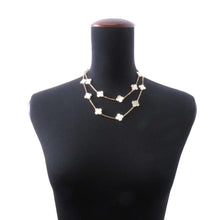 将图像加载到图库查看器中，Van Cleef &amp; Arpels Vintage Alhambra long necklace 20 motifs VCARA42100 18K Yellow Gold
