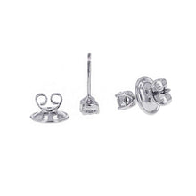 将图像加载到图库查看器中，GRAFF Round Diamond Stud Earrings 18K White Gold
