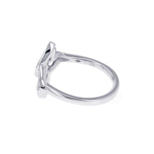 将图像加载到图库查看器中，LOUIS VUITTON Bague Ardant Fleur Simple Ring Size 49/#9 18K White Gold
