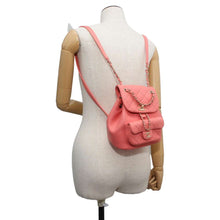 Load image into Gallery viewer, CHANEL Matelasse ChainBackpack Pink AS2908 Leather
