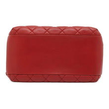 Load image into Gallery viewer, CHANEL Matelasse 2wayBowling Bag Red Lambskin
