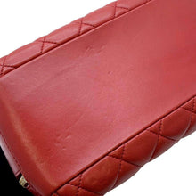 Load image into Gallery viewer, CHANEL Matelasse 2wayBowling Bag Red Lambskin
