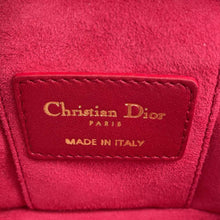 Load image into Gallery viewer, Dior Cannage Vanity Shoulder Bag Red S0935ONMJ Leather Size micro
