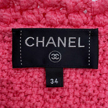 Load image into Gallery viewer, CHANEL COCO Button Gilet Knit Vest Size 34 Pink P72795 Cotton80% Nylon20%
