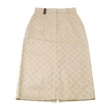 Load image into Gallery viewer, LOUIS VUITTON MonogramPattern Long Skirt Size 34 Beige Cotton100%
