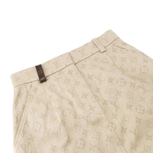 Load image into Gallery viewer, LOUIS VUITTON MonogramPattern Long Skirt Size 34 Beige Cotton100%
