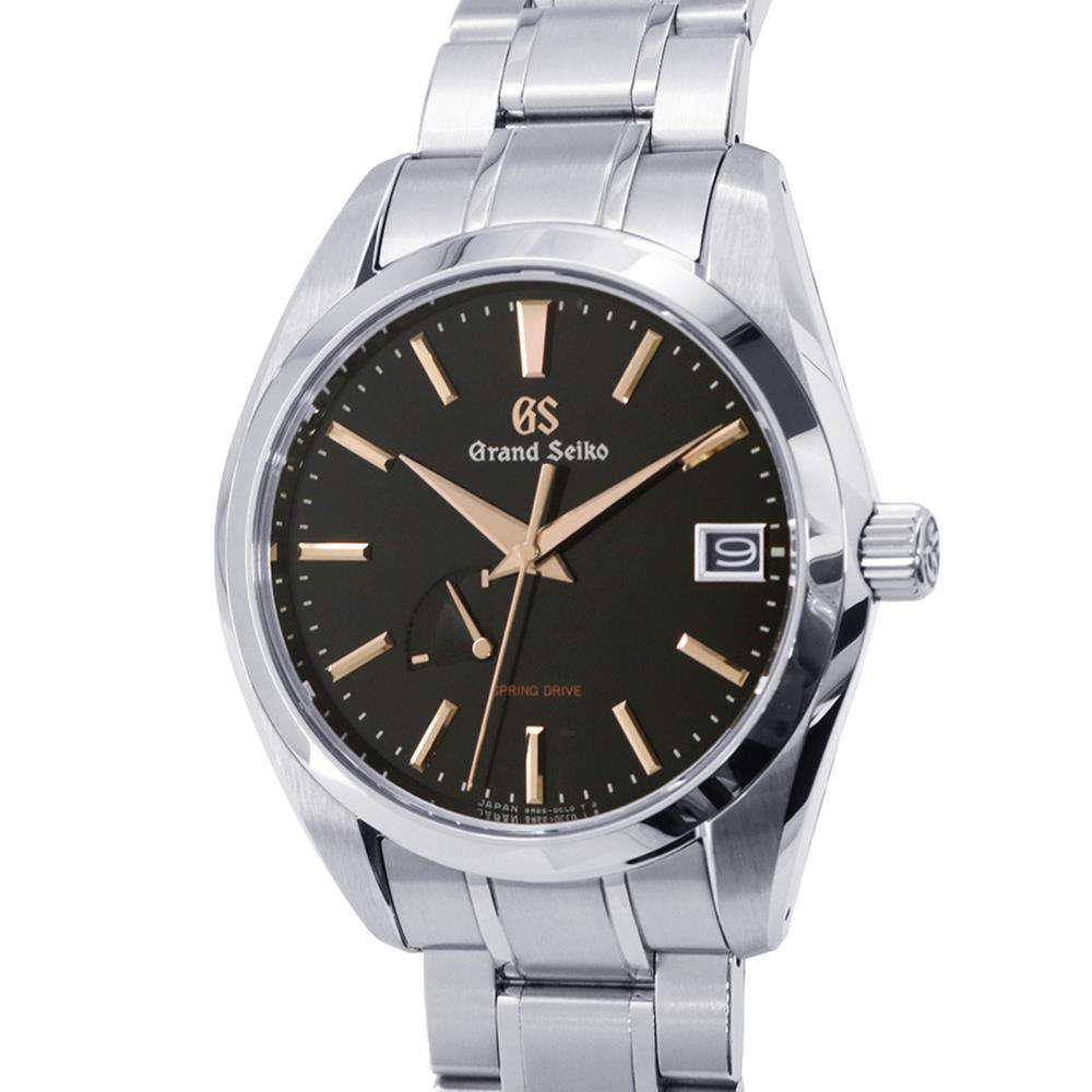 SEIKO Heritage collection W41mm Stainless Steel Black Dial SBGA401