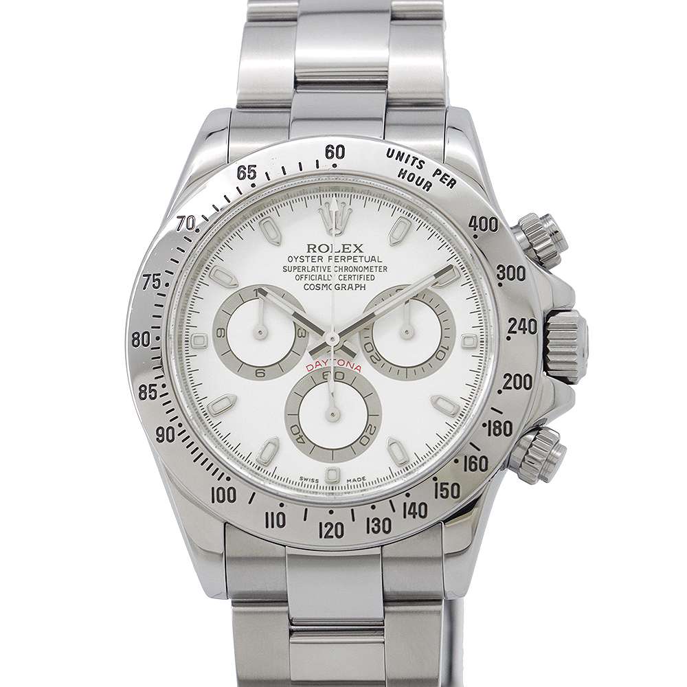 ROLEX Daytona W40mm Stainless Steel White Dial 116520