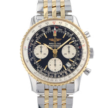 Load image into Gallery viewer, BREITLING Navitimer W41mm Stainless Steel K18YG Black Dial D23322
