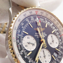 将图像加载到图库查看器中，BREITLING Navitimer W41mm Stainless Steel K18YG Black Dial D23322
