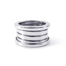 Load image into Gallery viewer, BVLGARI B.Zero1 B-zero1 3 band Ring Size 51/#11 18K White Gold
